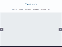 Tablet Screenshot of confiancegroup.com